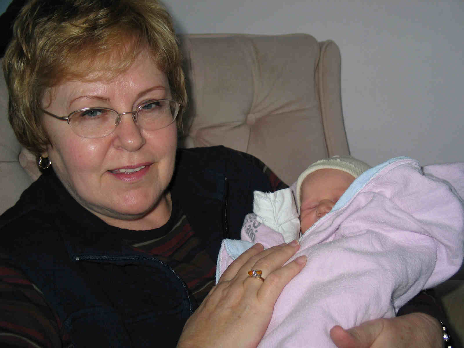 Here's Grandma Karen & her newest little cutie!