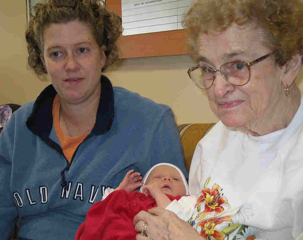 Here's Mom (Jenn), Olivia & Great-Grandma June
