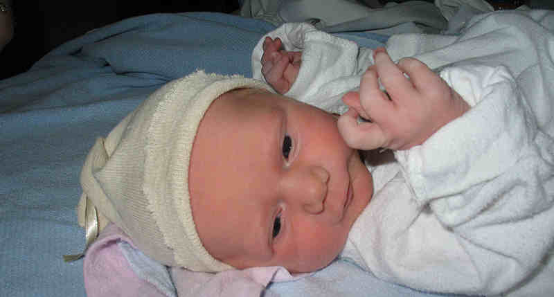 Here's the little sweetie.