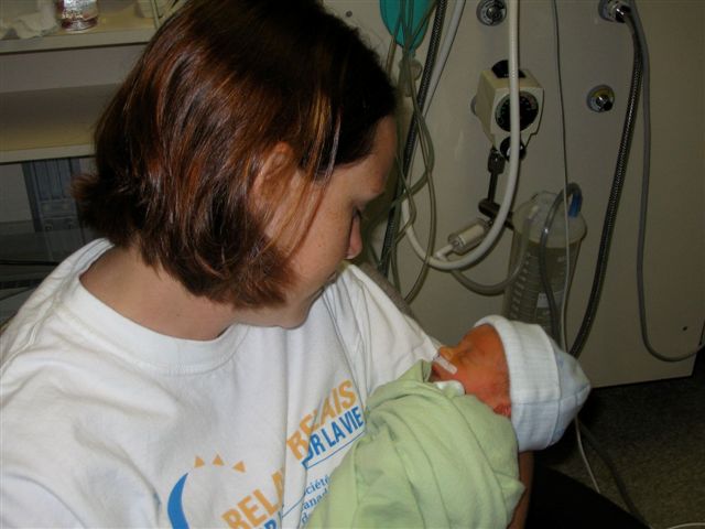 Mommy & her little Andrew