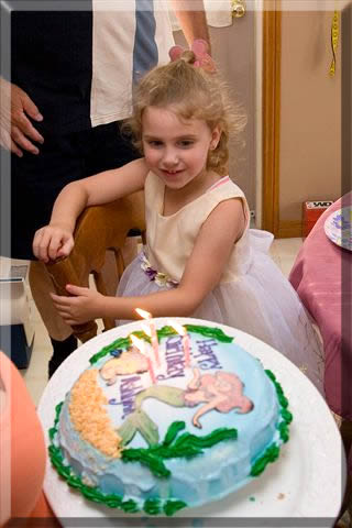 Getting ready to make a wish and blow out the candles