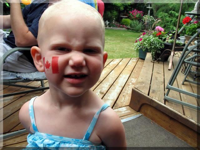 Saying "cheese"