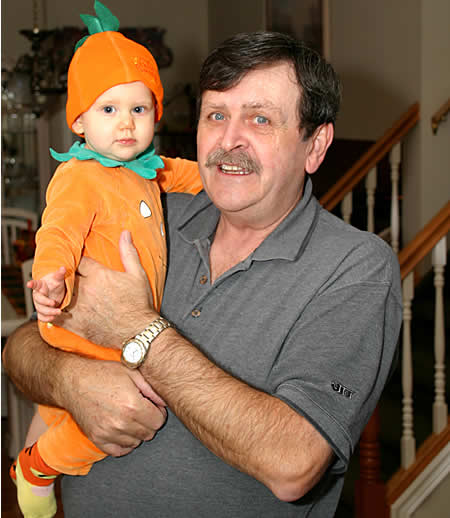 Poppa & his lil punkin, Olivia