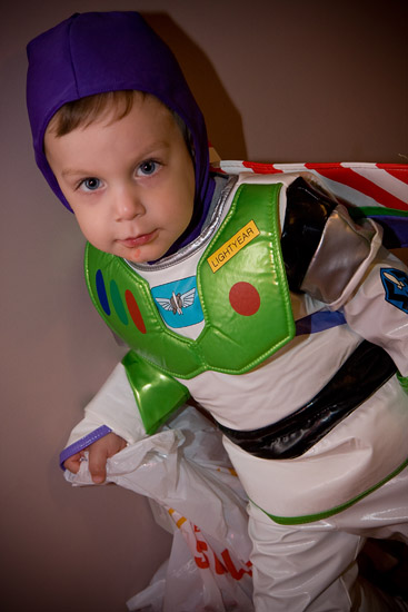 Will can fly like Buzz Lightyear!