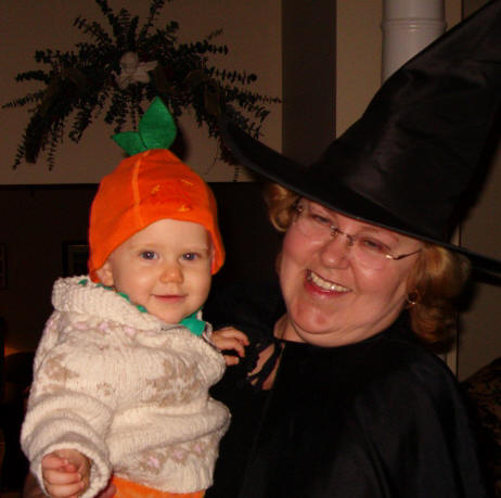 Grandma & her little Punkin