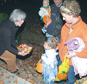 Out getting the goodies