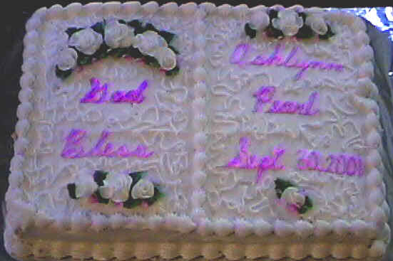 A pretty cake for a pretty girl. 