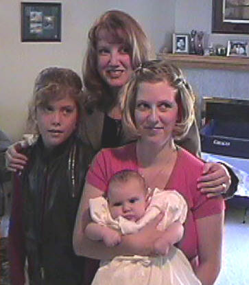 Jenn's sister Christine, and her neice, Meghan