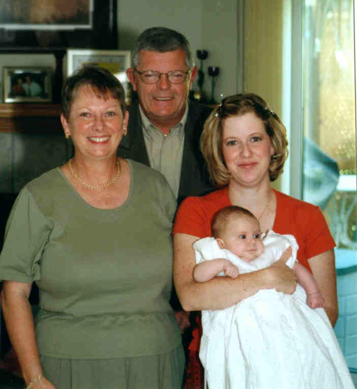 Grandma Lenora  & Grandpa Darcy, with Jenn & Ashlynn