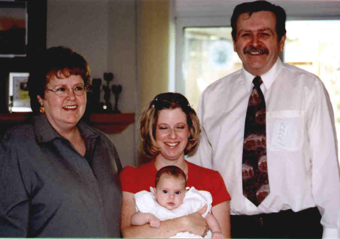 Grandma Karen & Grandpa Norm with Jenn & Ashlynn