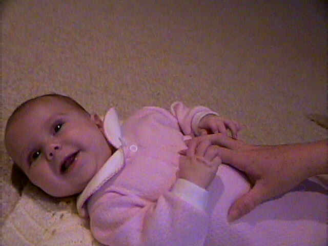 You're such a happy baby.