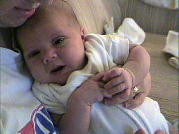 See how big I'm getting? I'm almost 10 lbs.