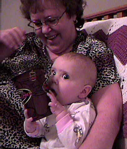 I'm getting aquainted with Canada's favorite drink at a very early age!