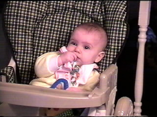 Sometimes fingers & bibs taste better than pablum.