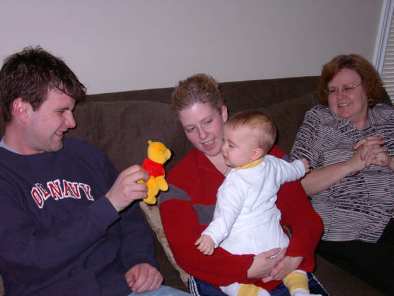 Making funny faces- not Ashlynn- everybody else!
